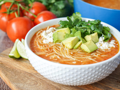 Sopa de Fideo (Mexican Noodle Soup) - Tara&#39;s Multicultural Table