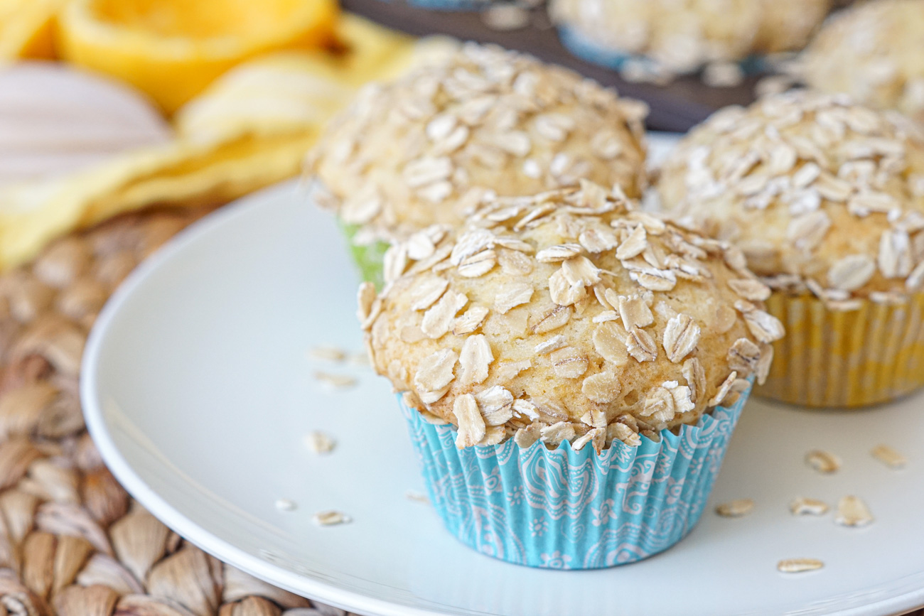 Orange Oat Muffins