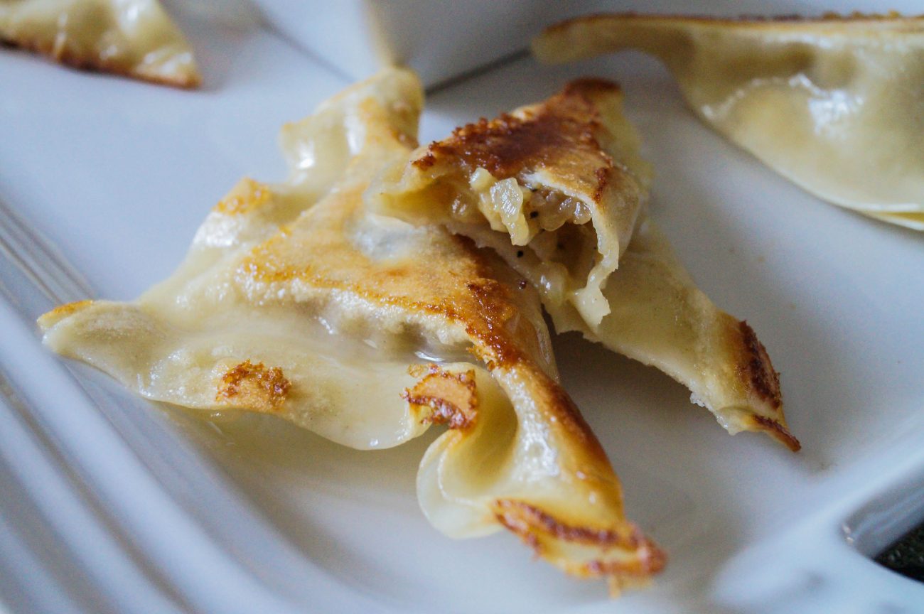French Onion Potstickers