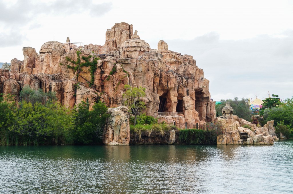 View of Mythos Restaurant from the water.