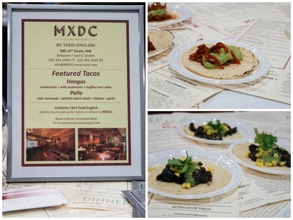 Tacos on white plates from MXDC.
