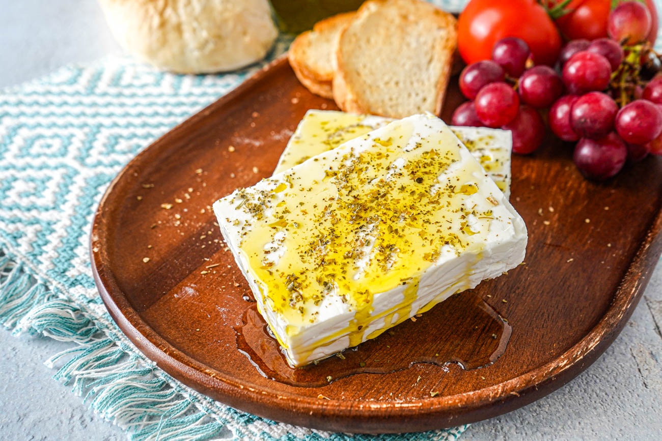 Feta with Oregano and Olive Oil Tara's Multicultural Table