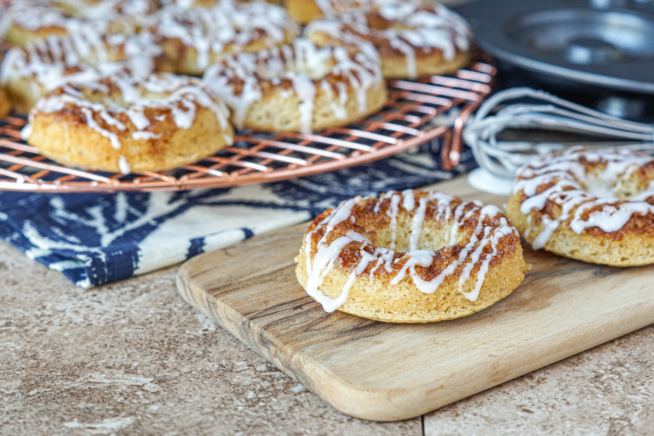 Cinnamon Roll Donuts