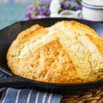 Australian Damper in a cast iron skillet.