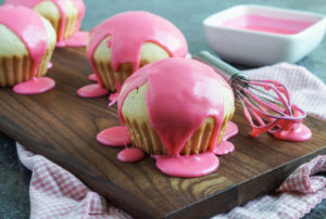 Four Chikenduza (Zimbabwe Candy Cake) on a wooden board.