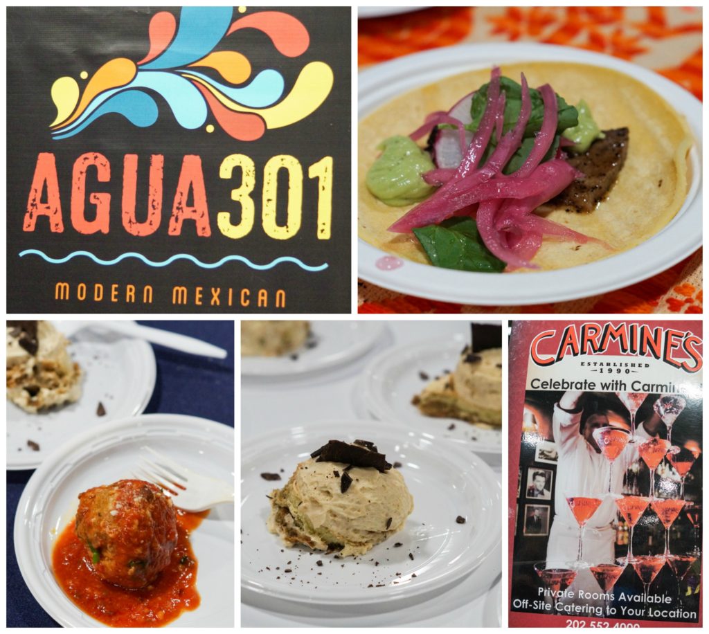 Tacos, meatballs, and tiramisu at Agua 301 and Carmine's.