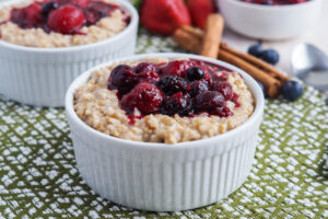 Irish Porridge with Berry Compote