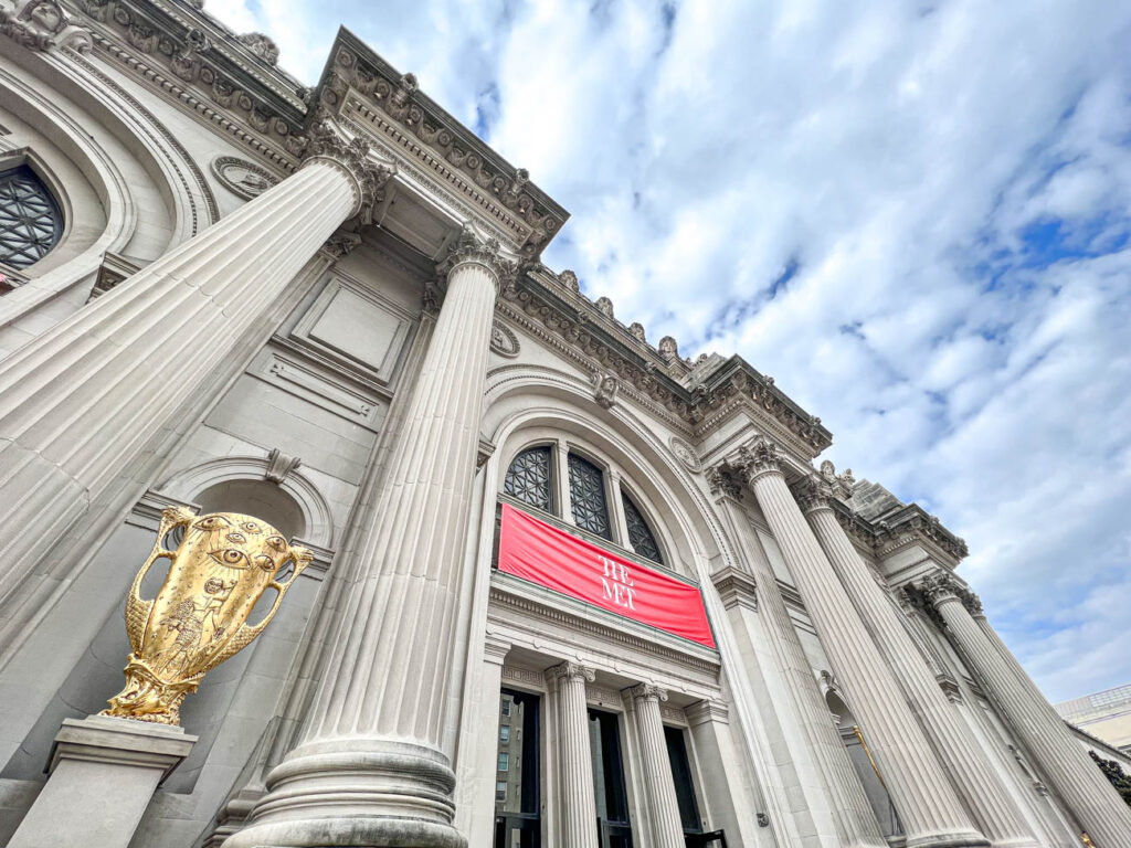 Entrance to the Metropolitan Museum of Art.