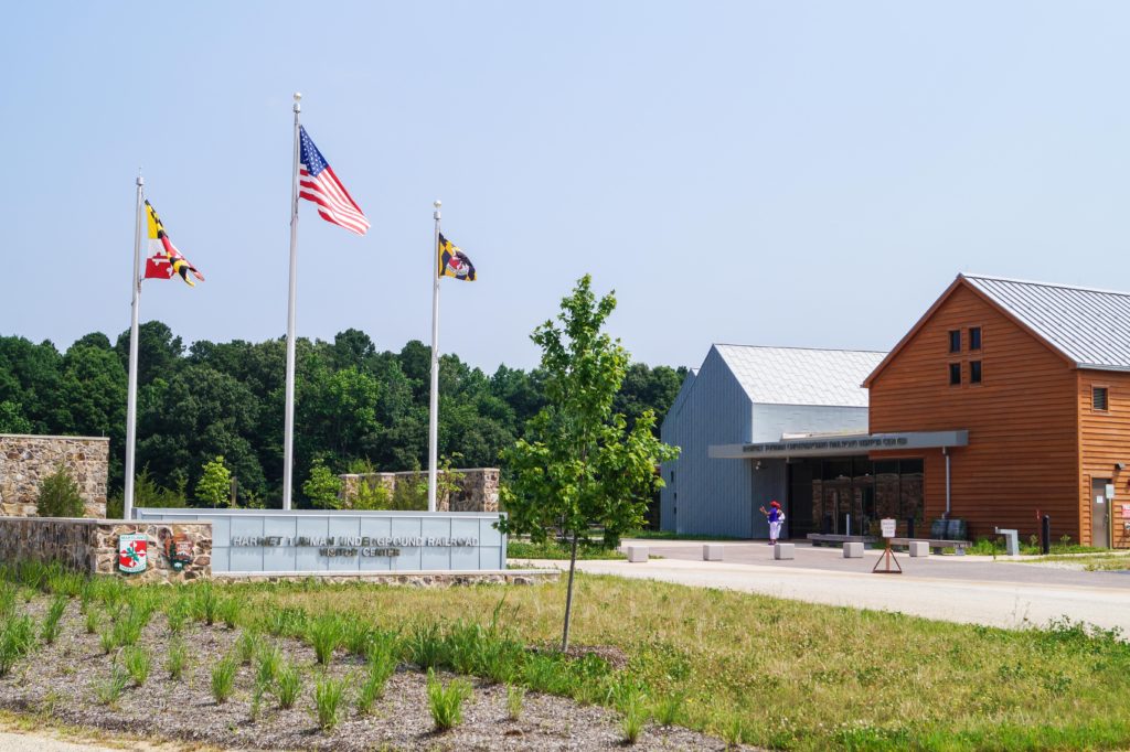 Entrance to Harriet Tubman Underground Railroad Visitor Center.
