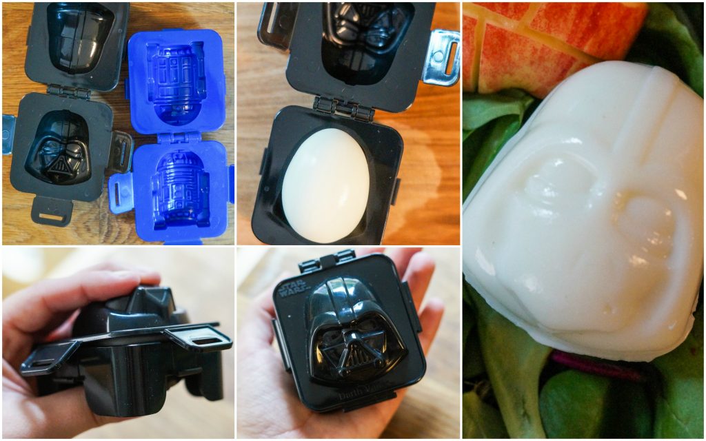 R2-D2 and Darth Vader Egg Molds for Star Wars Bento.