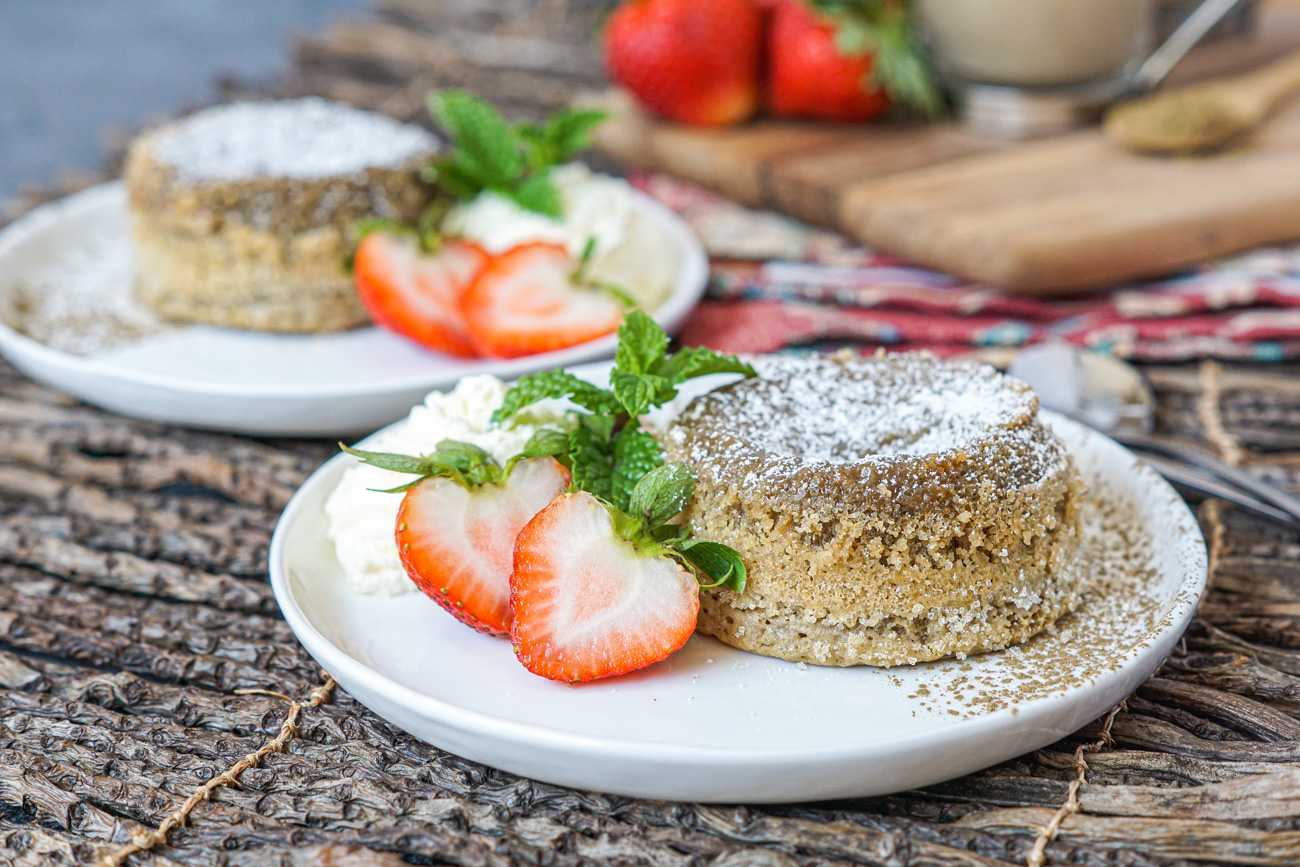Hojicha Lava Cake