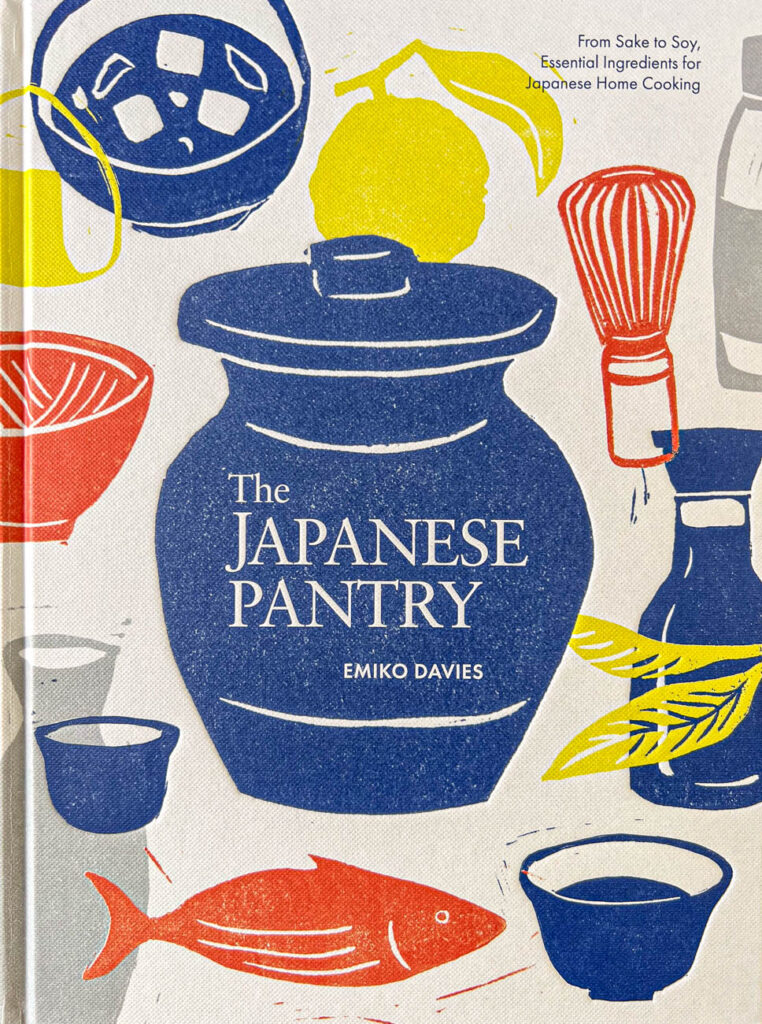 Cookbook cover- The Japanese Pantry: From Sake to Soy, Essential Ingredients for Japanese Home Cooking.